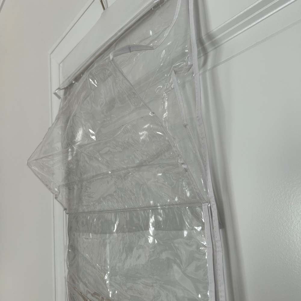 Plastic Hanging Storage Container with Pockets - Picture 2 of 4